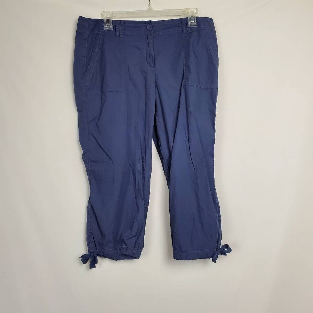 Ann Taylor Size 10 Blue Original Crop Pants